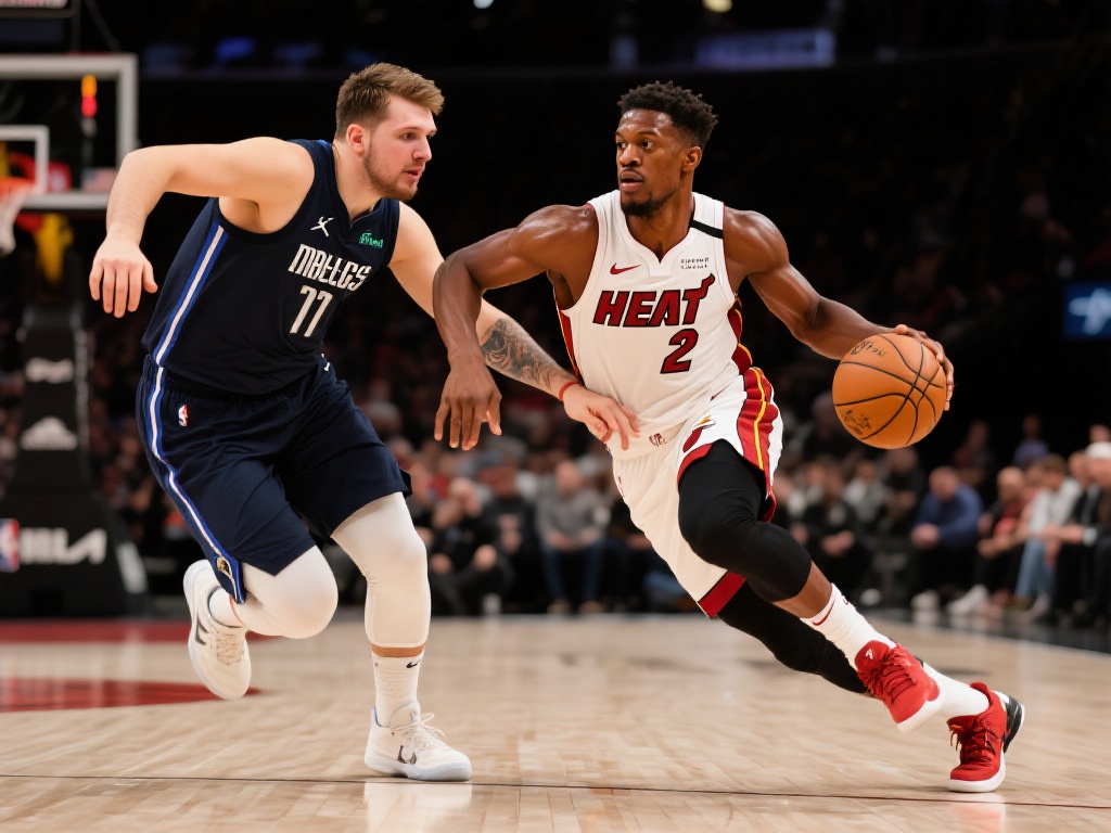 巴特勒戏耍东契奇,一步过后强势上篮得手 巴特勒的突破艺术
作为迈阿密热火队的核